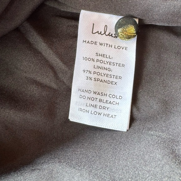 Lulus NWT Extraordinary Impression Black Floral Jacquard Halter Mini Dress XL - Picture 6 of 9